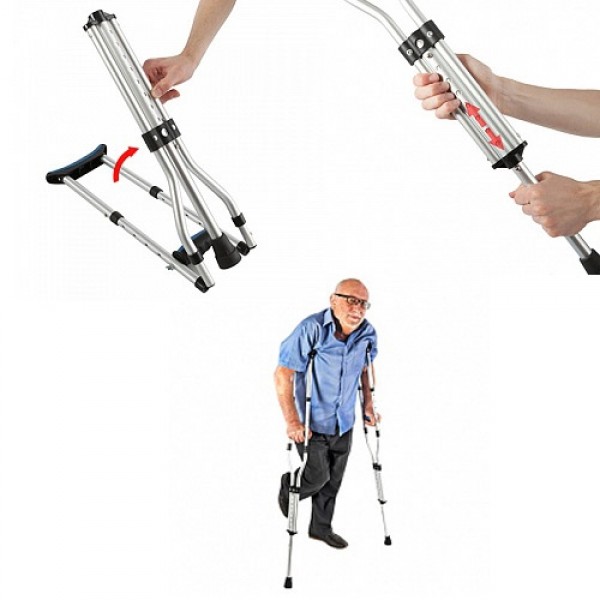 Костыли 10021P подмышечные универсальные Barry